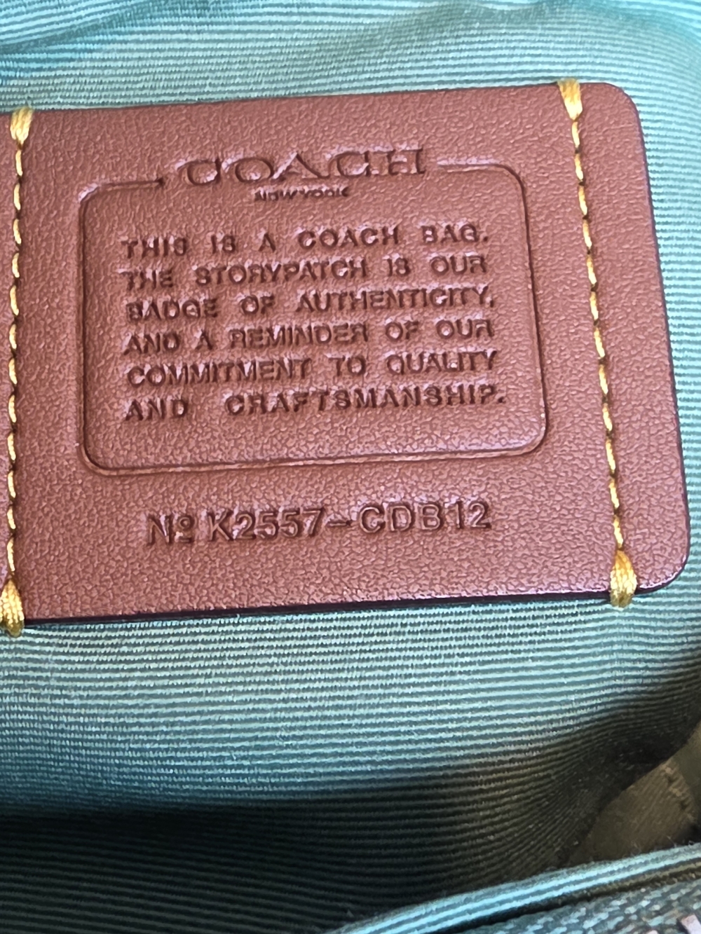 Coach Aston Mint Suede Mini Shoulder Bag with Crossbody Strap& Front Pocket NWT - Picture 5 of 11